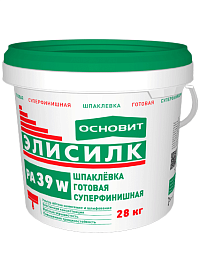 НОВИНКА! Готовая суперфинишная шпаклевка Основит Элисилк PA39 W